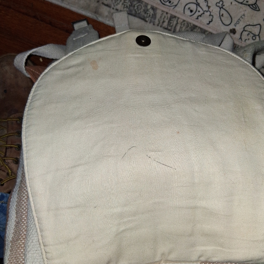 Universal Thread Cream And Brown Backpack - image 2